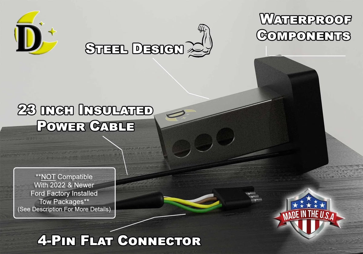 Rottweiler LED Brake Hitch Cover - Snagva