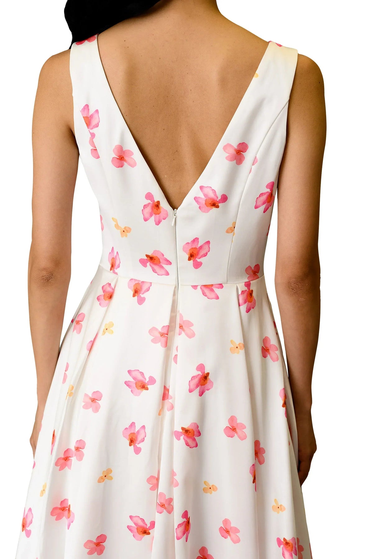 Women's Formal Floral Midi Dress - Snagva