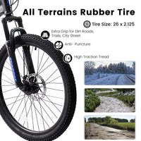 FlexRide™ 24 – 24" MTB Bike with Disc Brakes & 21-Speed Gears - Snagva