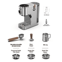 PSH13A-SL 2100W Semi-Automatic Coffee Maker-Cold/Hot Brew with 95°C