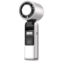 Ice Cool Turbo Mini Fan with Digital Display – USB Rechargeable & - Snagva