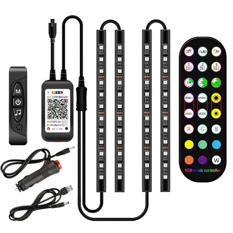 Styling Decorative LED Car Interior Light Waterproof Lamp - Snagva