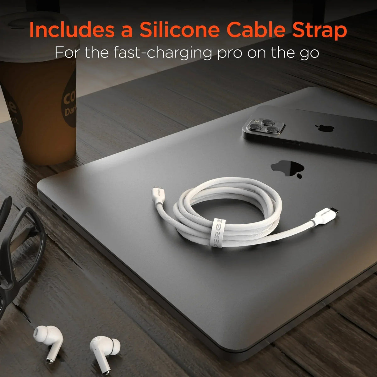 HyperGear Flexi PRO USB-C to Lightning Cable 4ft - Snagva
