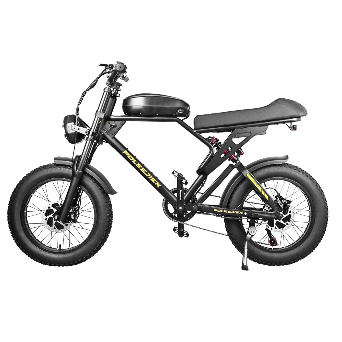 ⚡ BLJ-F4 RetroCruze™ – 20" Fat Tire Urban Electric Bike (1500W Dual - Snagva
