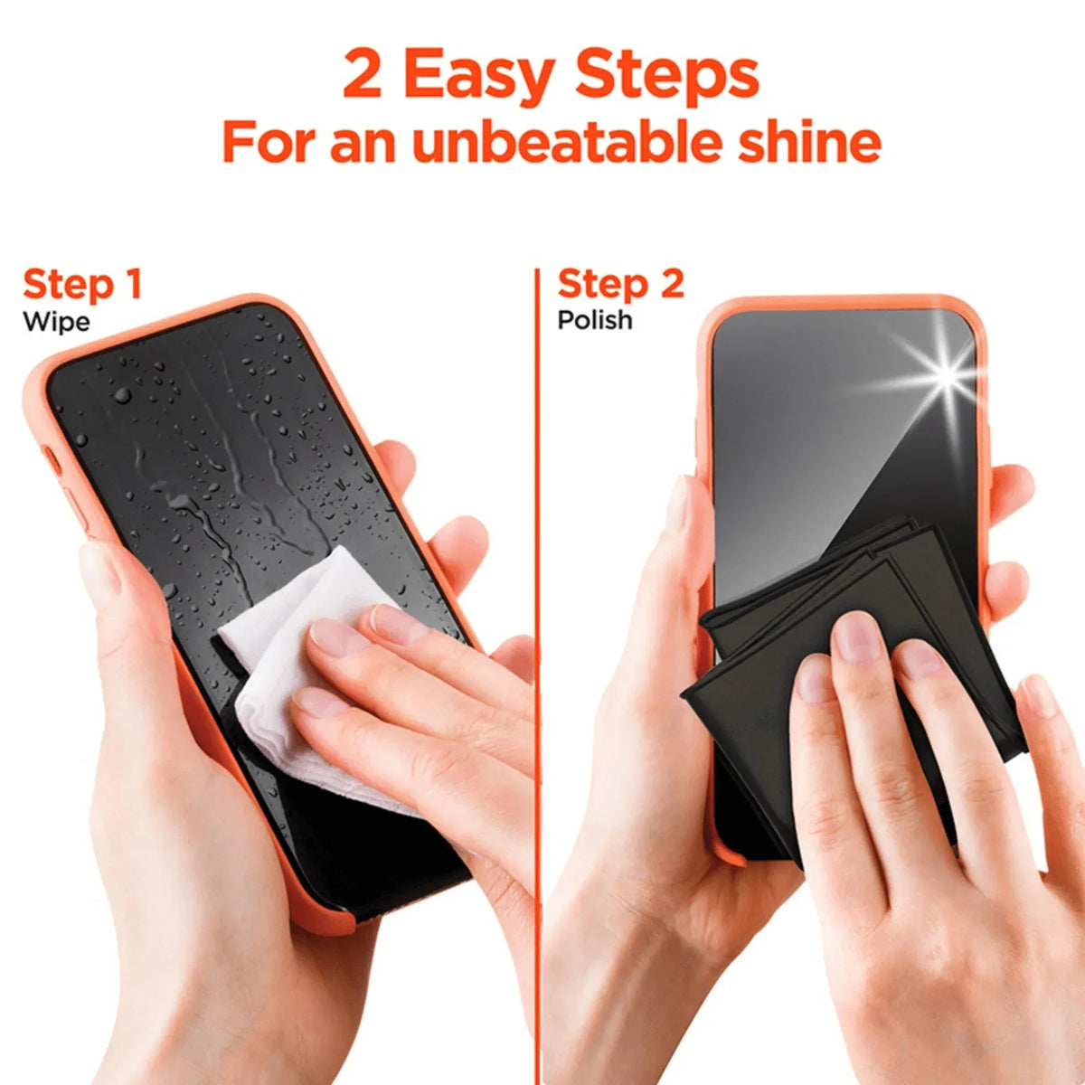 HyperGear ScreenWhiz Screen Cleaning Wipes and Cloth Kit - Snagva