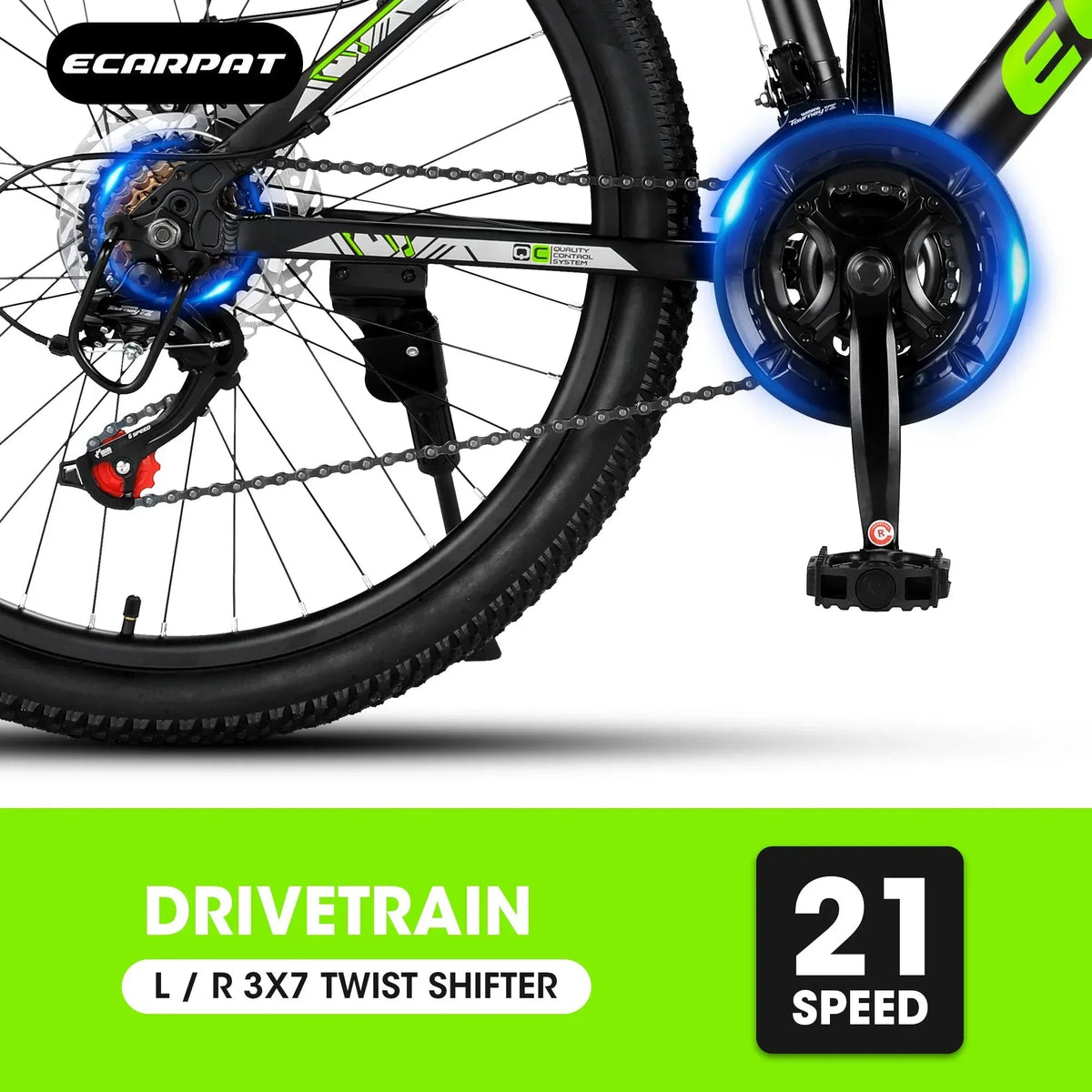 City-Cruizer – 24" Carpat™ ALUMINIUM Mountain Bike (21-Speed, - Snagva