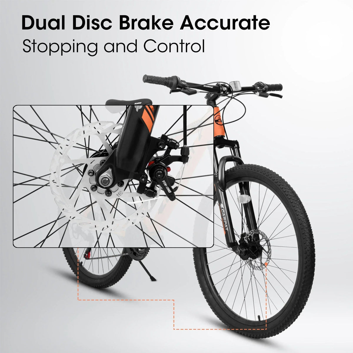 A26322 TrailLite™ – 26" Aluminum Mountain Bike (21-Speed, Dual Disc, - Snagva