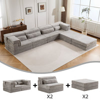 Compression Mahjong Sofa,Convertible Floor Sofa Bed,DIY Boneless