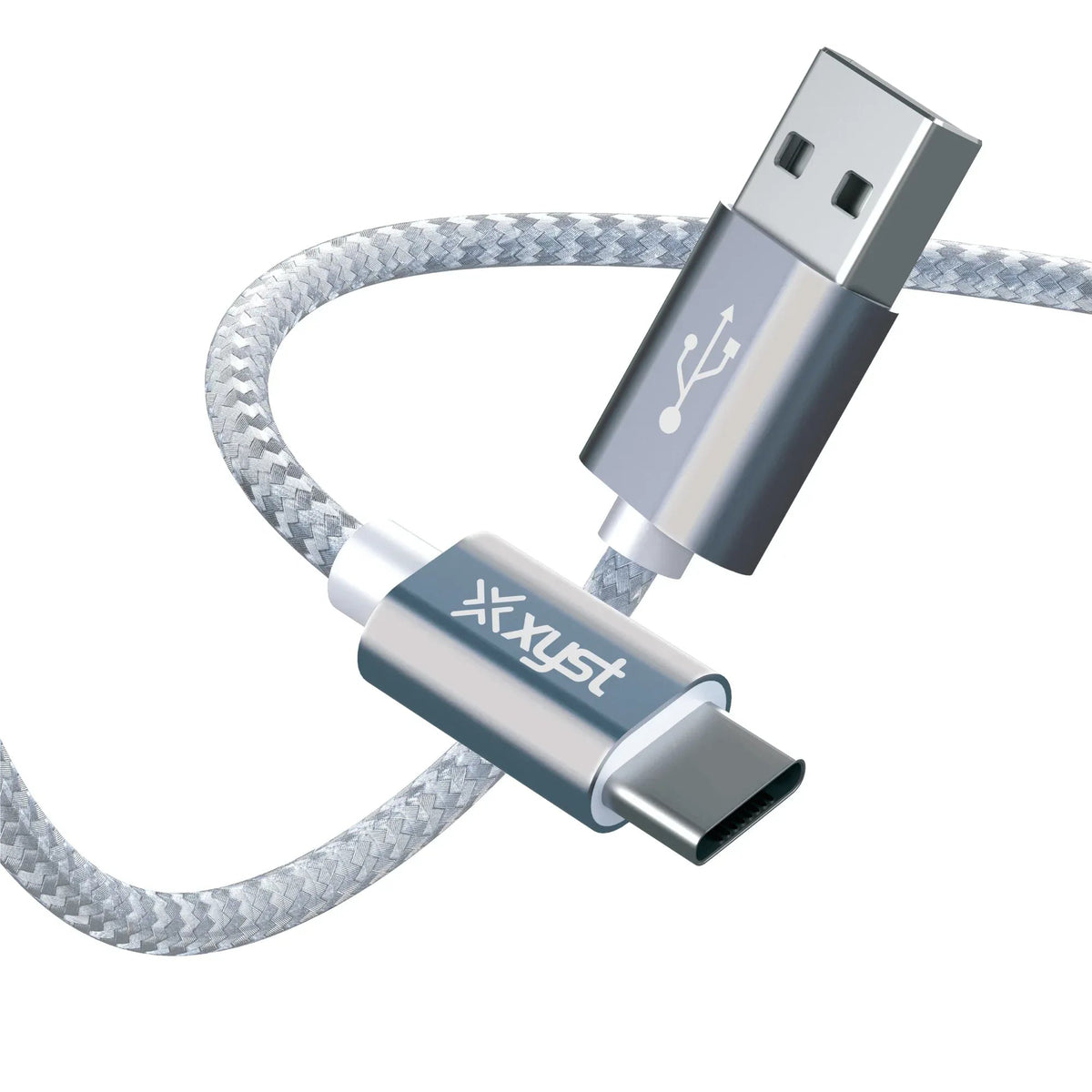 Xyst Charge and Sync USB to USB-C Braided Cable 10Ft - Snagva