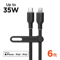 HyperGear Flexi PRO USB-C to Lightning Cable 6ft - Snagva