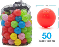 8x7 Junior Inflatable Bouncer With Slide And 50 Balls