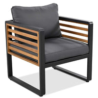 Large Size 4-pieces Outdoor Furniture sofa for 5 Person Conversation