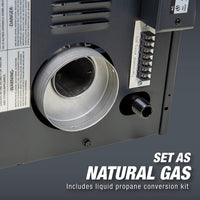 Natural Gas Unit Heater Big Maxx MHU80NG 80000 BTU Black
