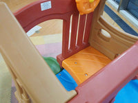 Play Up Double Slide Climber Outdoor Playset For Toddlers Ages 2 To 6