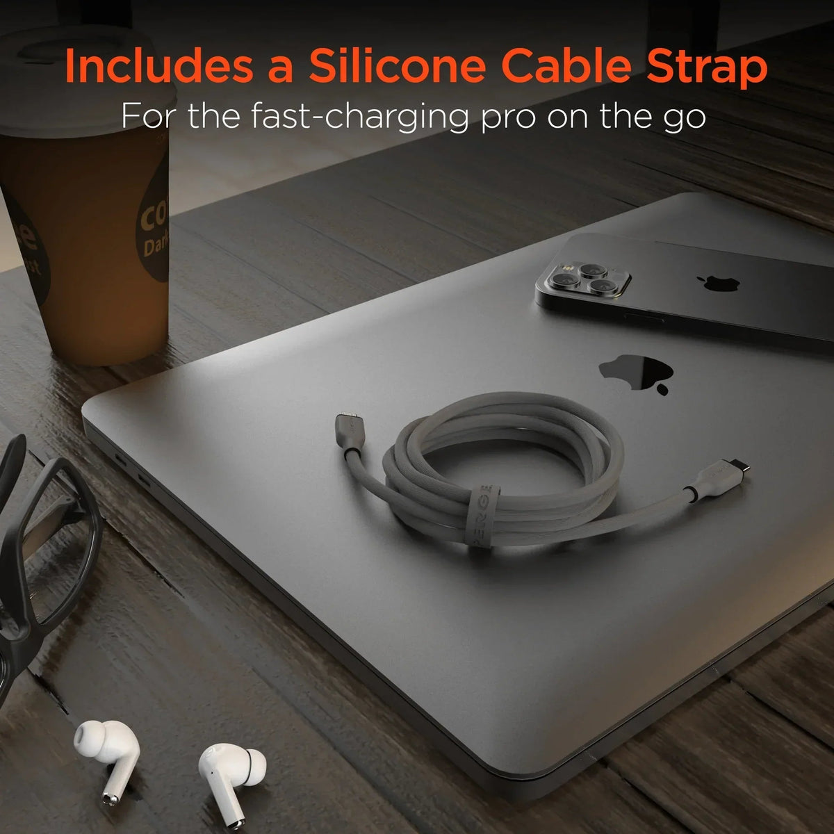 HyperGear Flexi PRO USB-C to Lightning Cable 4ft - Snagva
