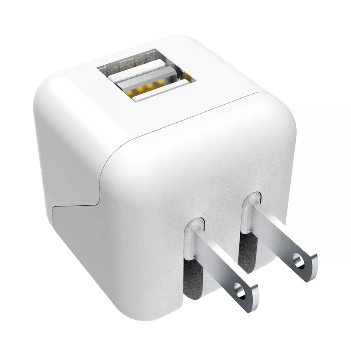 Xyst 2.4-Amp Dual USB Foldable Wall Charger - Snagva
