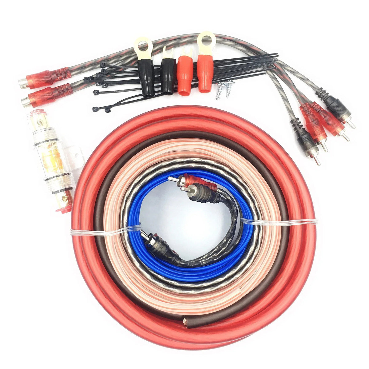 LT-KIT4 Complete Gauge #4 Car Amplifier Cable Kit - Snagva