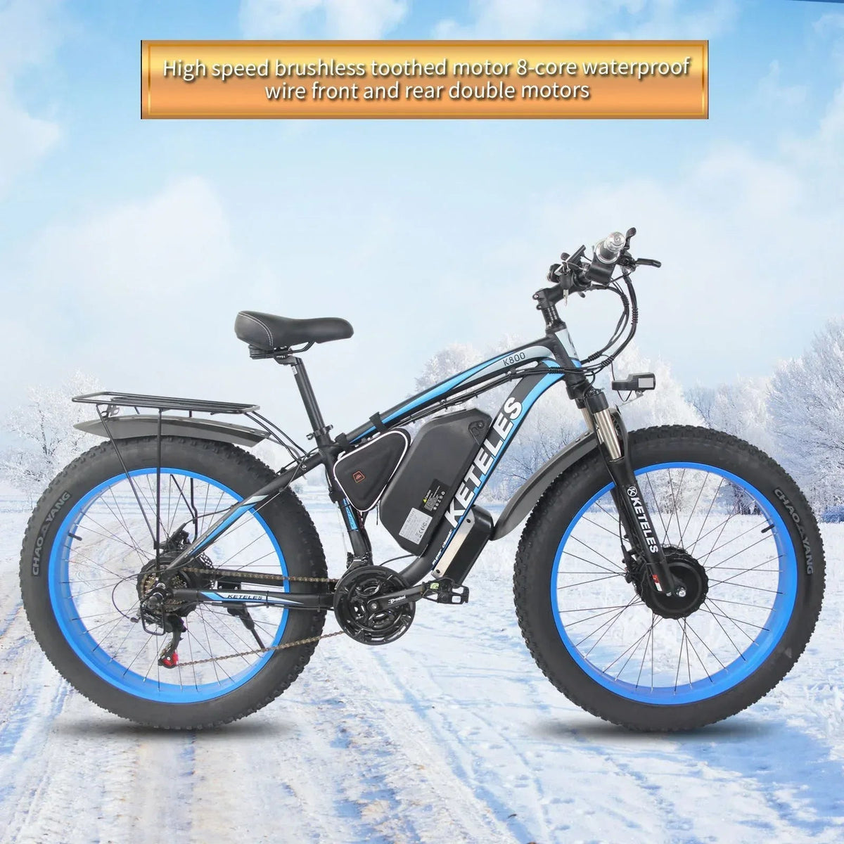 Ketteles™ K800 – Full Alloy E-Mountainbike (48V 21Ah, 21-Speed, Dual - Snagva