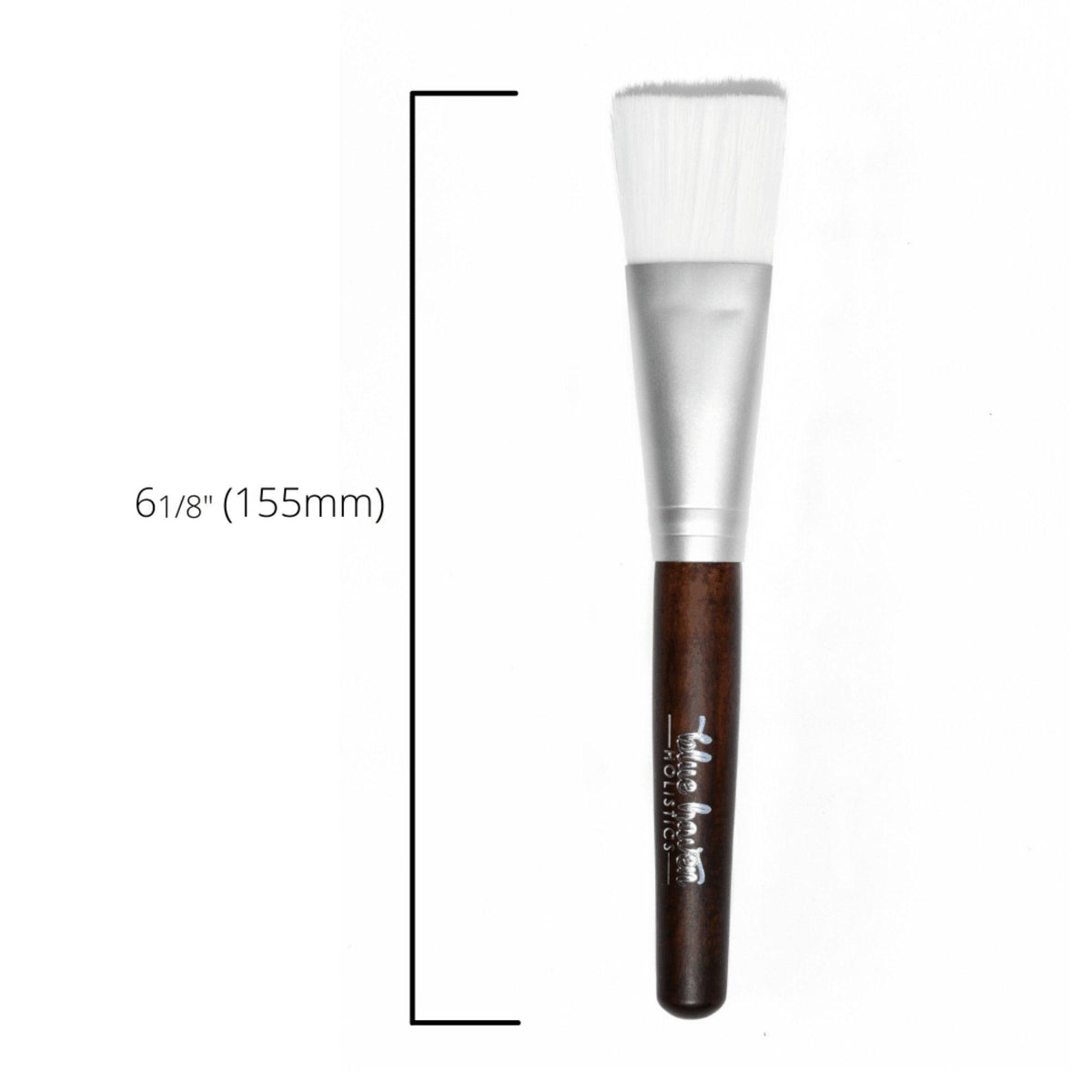 Eco-friendly Face Mask Mixing Kit showing a smooth wooden brush used for even mask application.