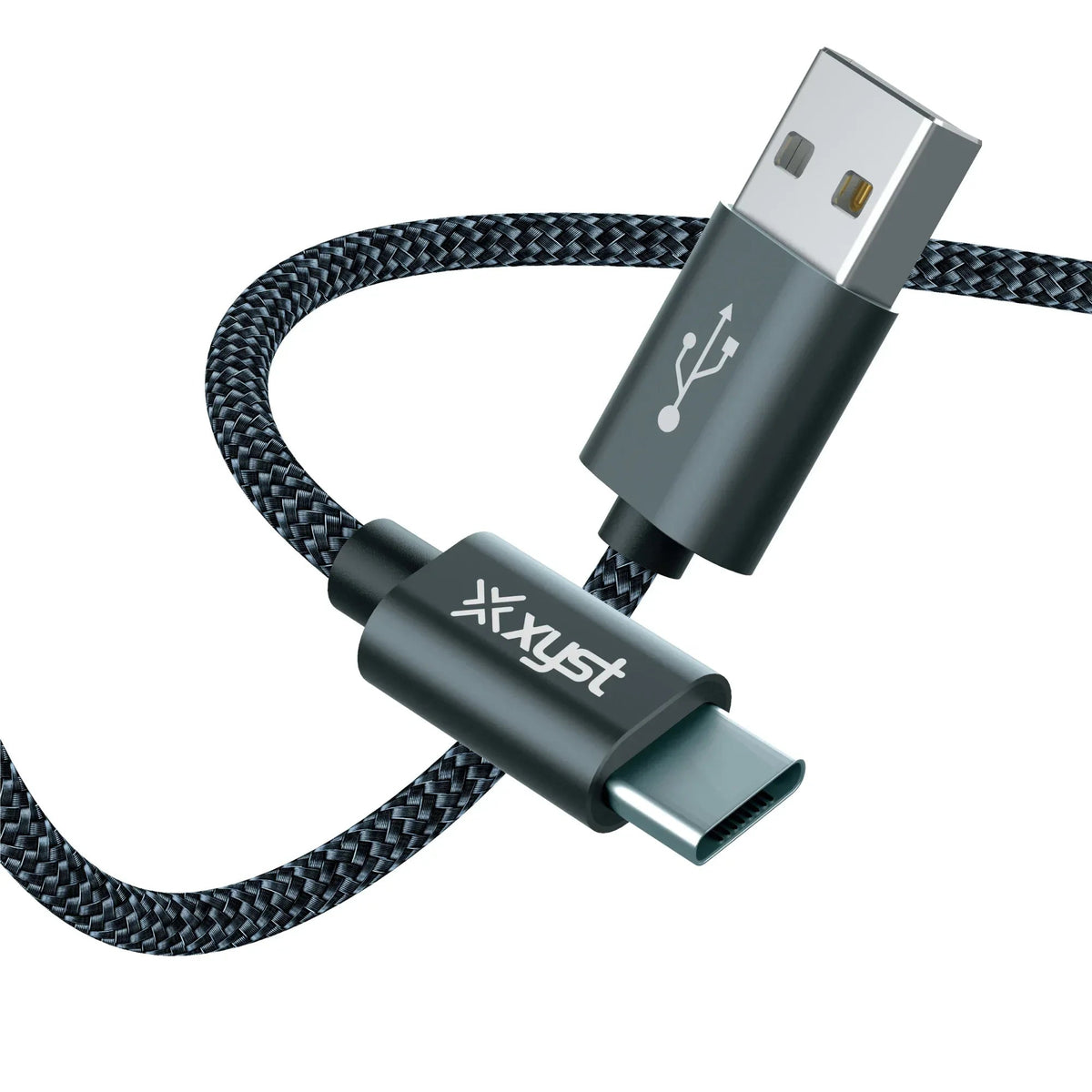 Xyst Charge and Sync USB to USB-C Braided Cable 10Ft - Snagva