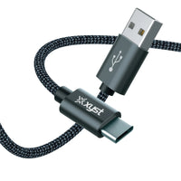 Xyst Charge and Sync USB to USB-C Braided Cable 10Ft - Snagva