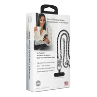 HyperGear TECHcessories Silver Chain with Black Vegan Leather - Snagva