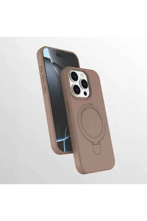 iPhone 15 Pro Max Case with Magnetic Charging and Ring Stand - Samara