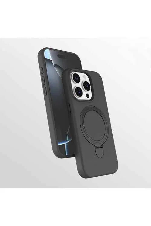iPhone 15 Pro Max Case with Magnetic Charging and Ring Stand - Samara