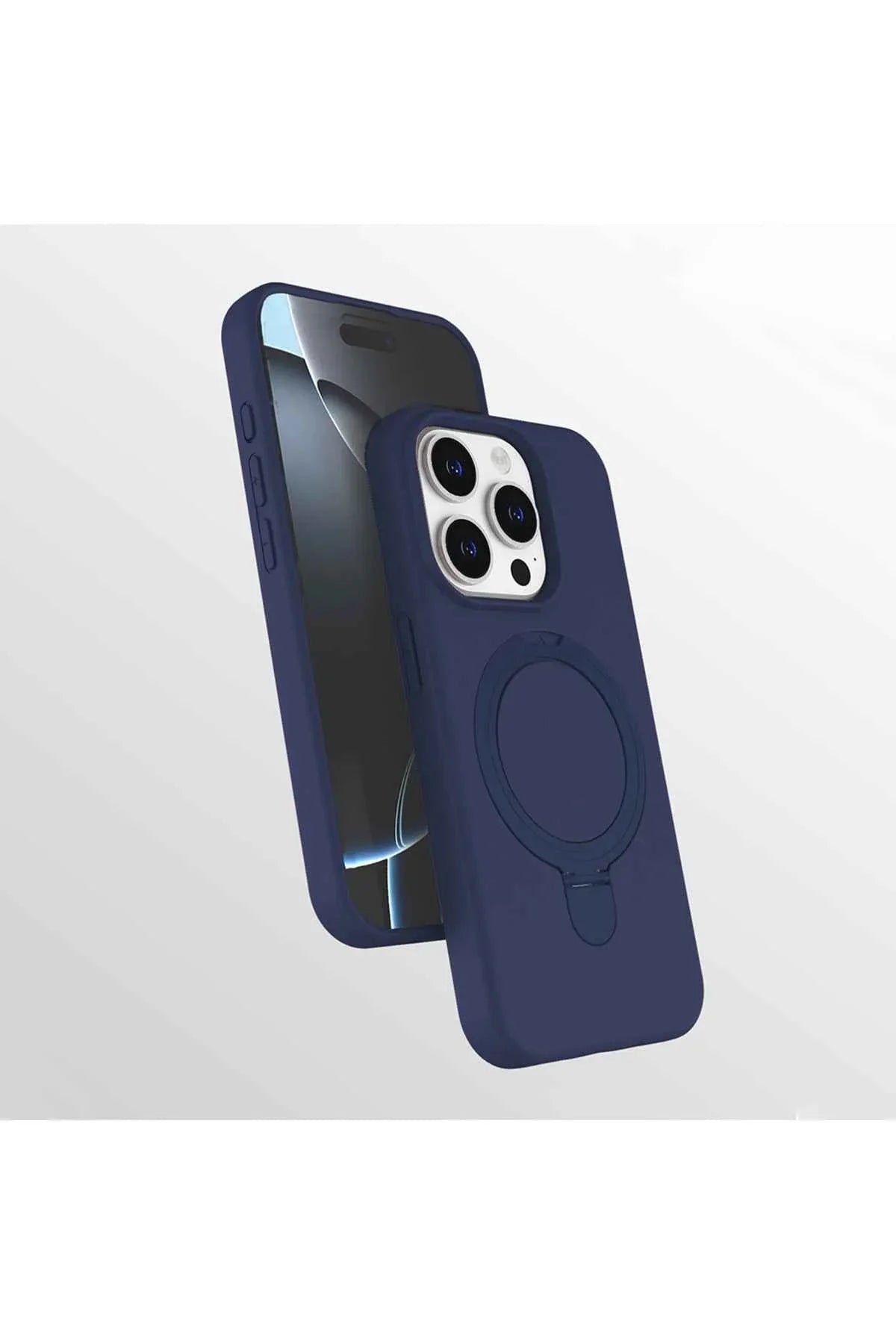 iPhone 15 Pro Max Case with Magnetic Charging and Ring Stand - Samara