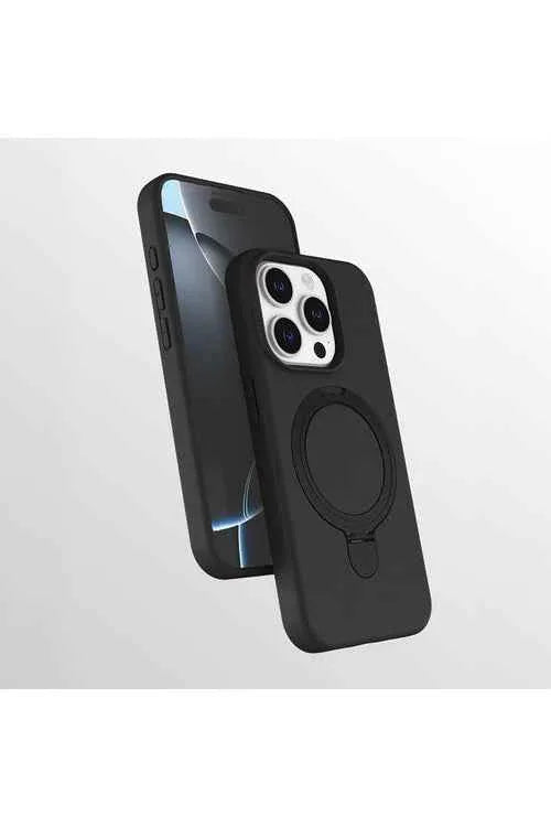 iPhone 14 Pro Max Case with Magnetic Charging and Ring Stand - Samara