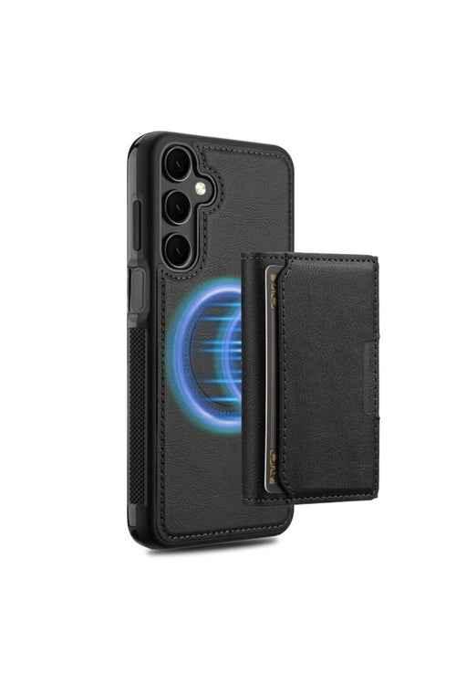 Samsung Galaxy S25 Case Pollux L2 Series Magnetic Card Holder 2-in-1