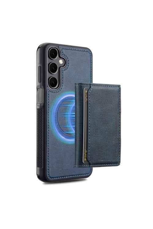 Samsung Galaxy S25 Case Pollux L2 Series Magnetic Card Holder 2-in-1