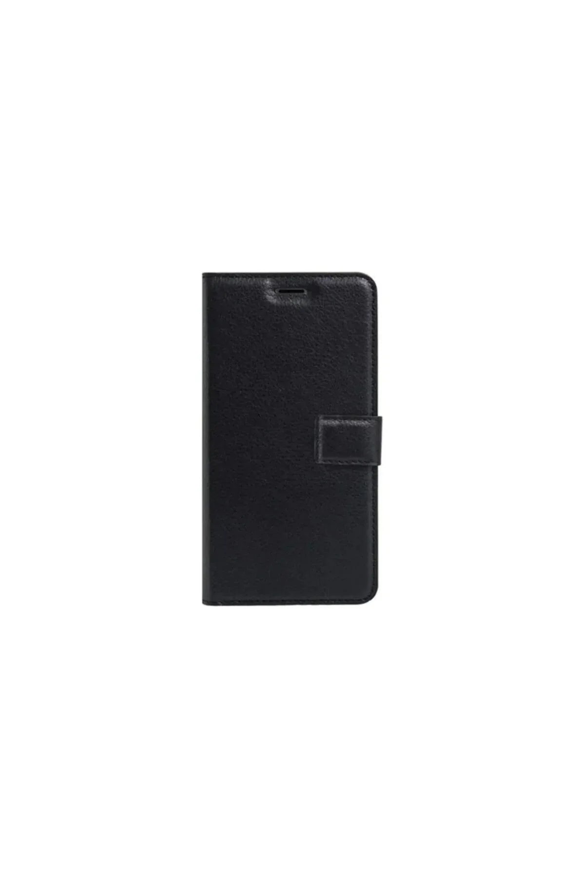 Black Vivo Y19S West Stand Flip Wallet case showing front cover with card slots.