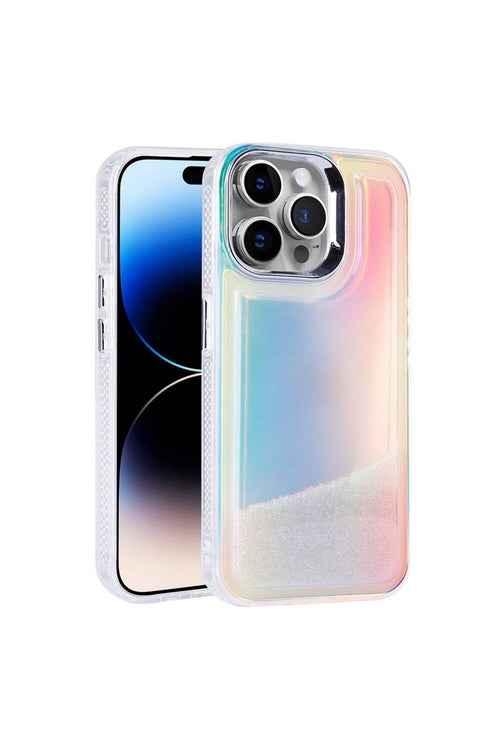 iPhone 14 Pro Max Case Airbag Gradient Bead Design Cover