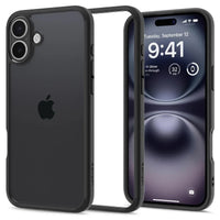 Back Cover Case Compatible with iPhone 16 (Matte Black) - Snagva