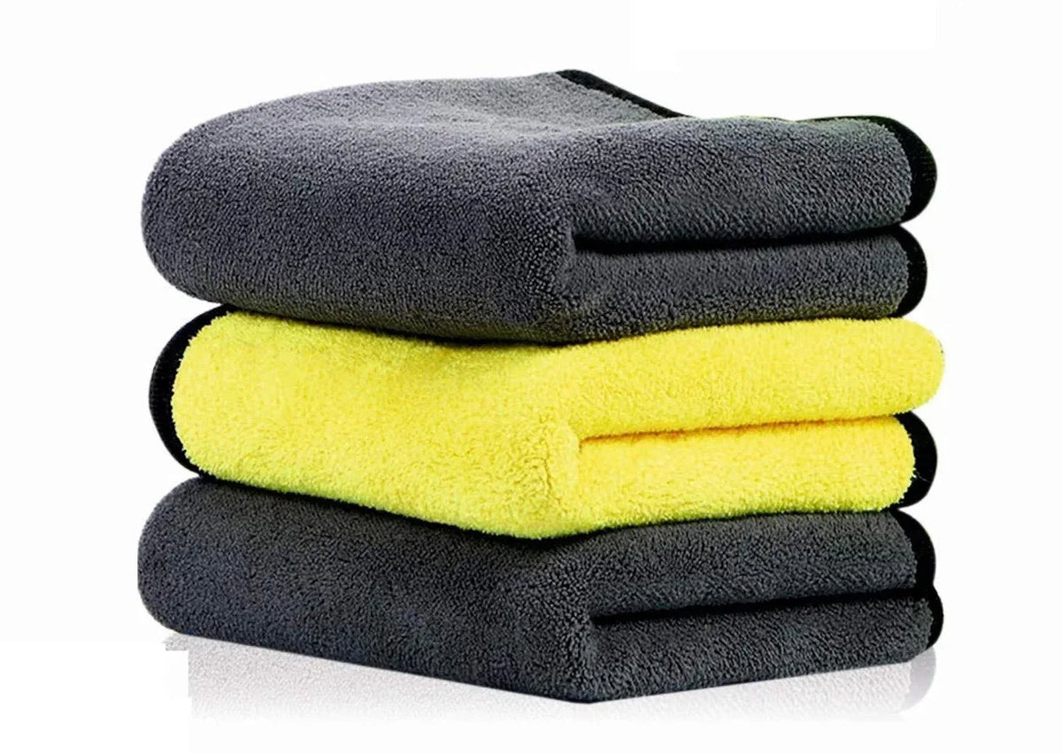 800 GSM Microfiber Car Cleaning Cloth Pack - Snagva