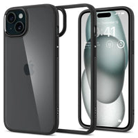 Back Cover Case Compatible with iPhone 15 (Black) - Snagva