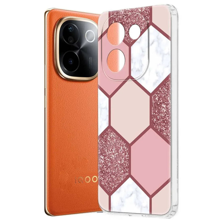 Printed silicone back cover for Nothing Phone 1 showcasing stylish design and protective features.