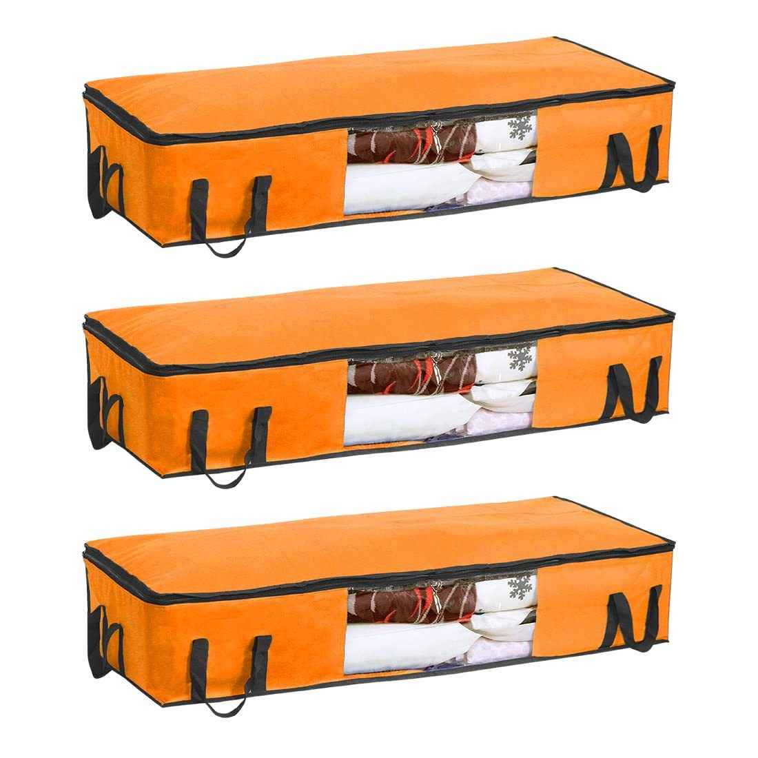 Underbed Storage Bags with Window – Pack of 3