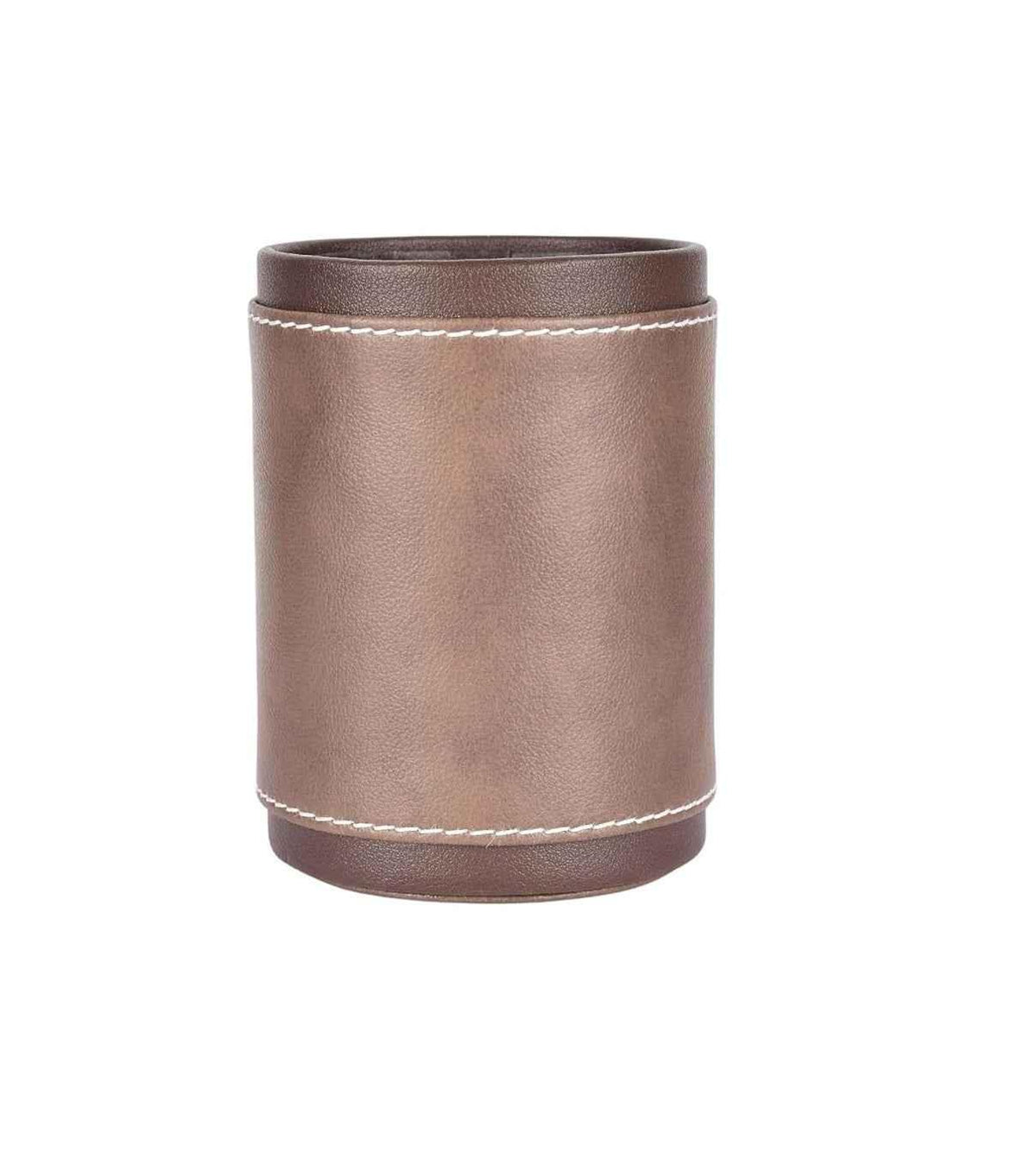 Two Tone Vegan Leather Pen Stand