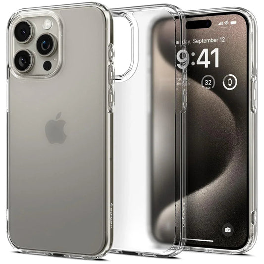 Back Cover Case Compatible with iPhone 15 Pro (Frost Clear)