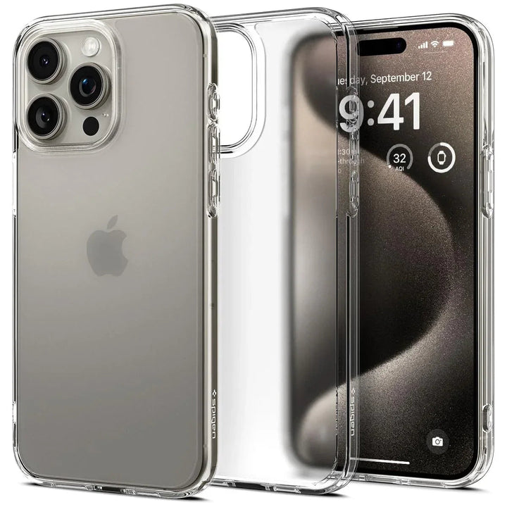 Back Cover Case Compatible with iPhone 15 Pro (Frost Clear) - Snagva