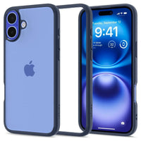 Back Cover Case Compatible with iPhone 16 (Navy Blue) - Snagva