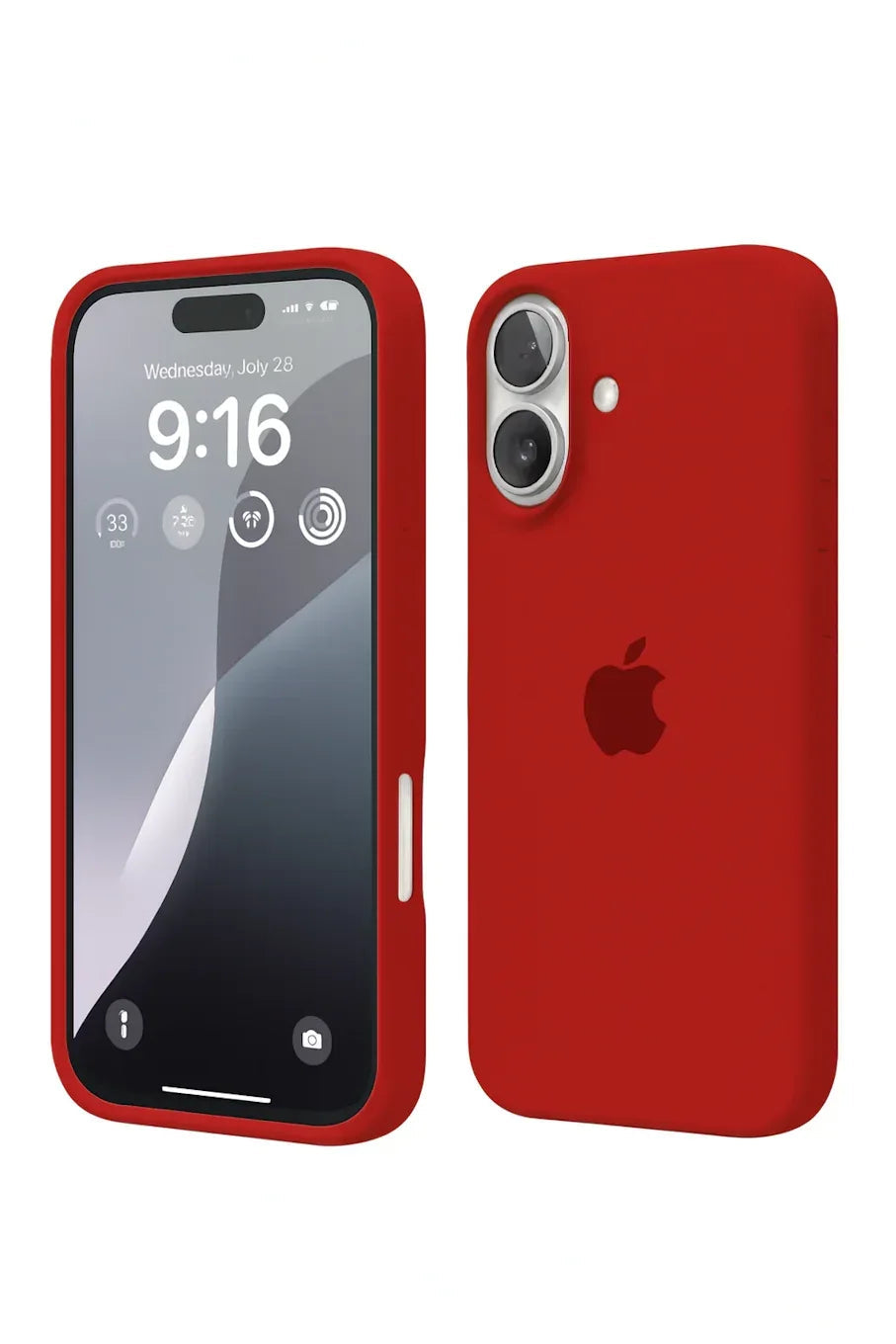 Silicone Case for iPhone 16-Maroon - Snagva