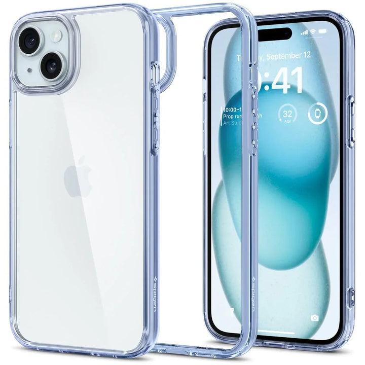 Back Cover Case Compatible with iPhone 15 (Sky Crystal) - Snagva