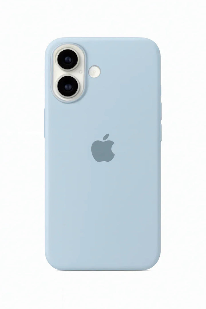 Silicone Case for iPhone 16-Sky Blue - Snagva
