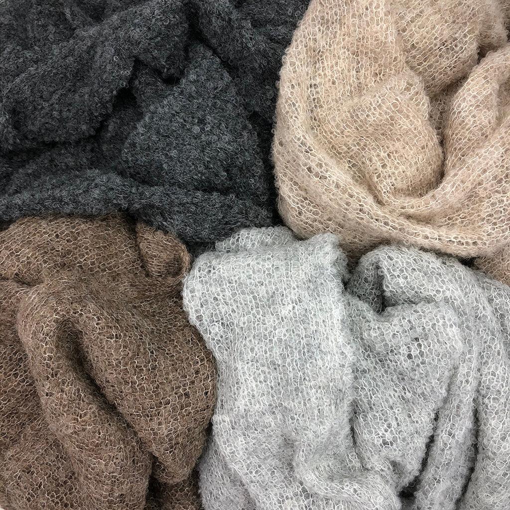 Gray Ultra Plush Alpaca Scarf - Snagva
