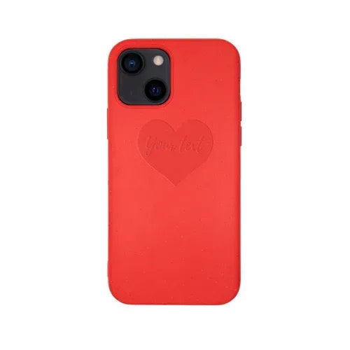 Biodegradable Personalized Phone Case - Red - Snagva