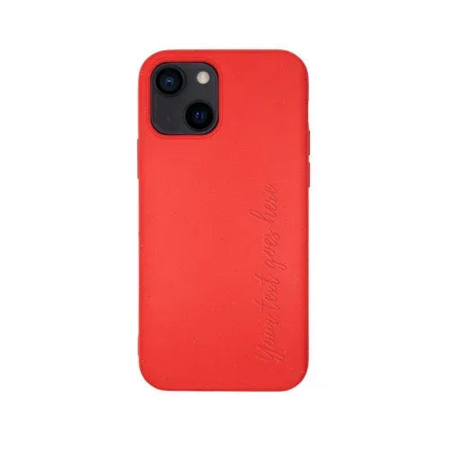 Biodegradable Personalized Phone Case - Red - Snagva