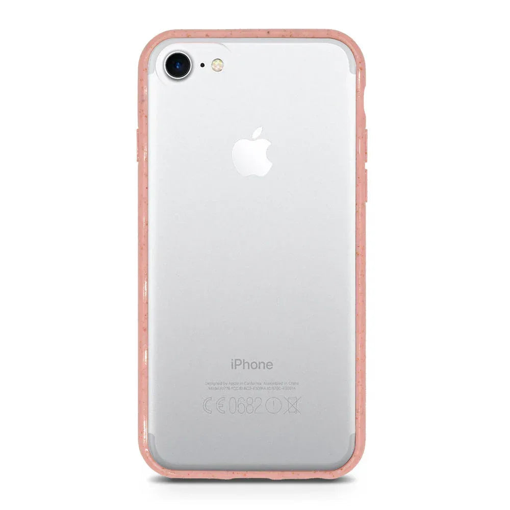 Biodegradable phone case - Transparent Pink - Snagva